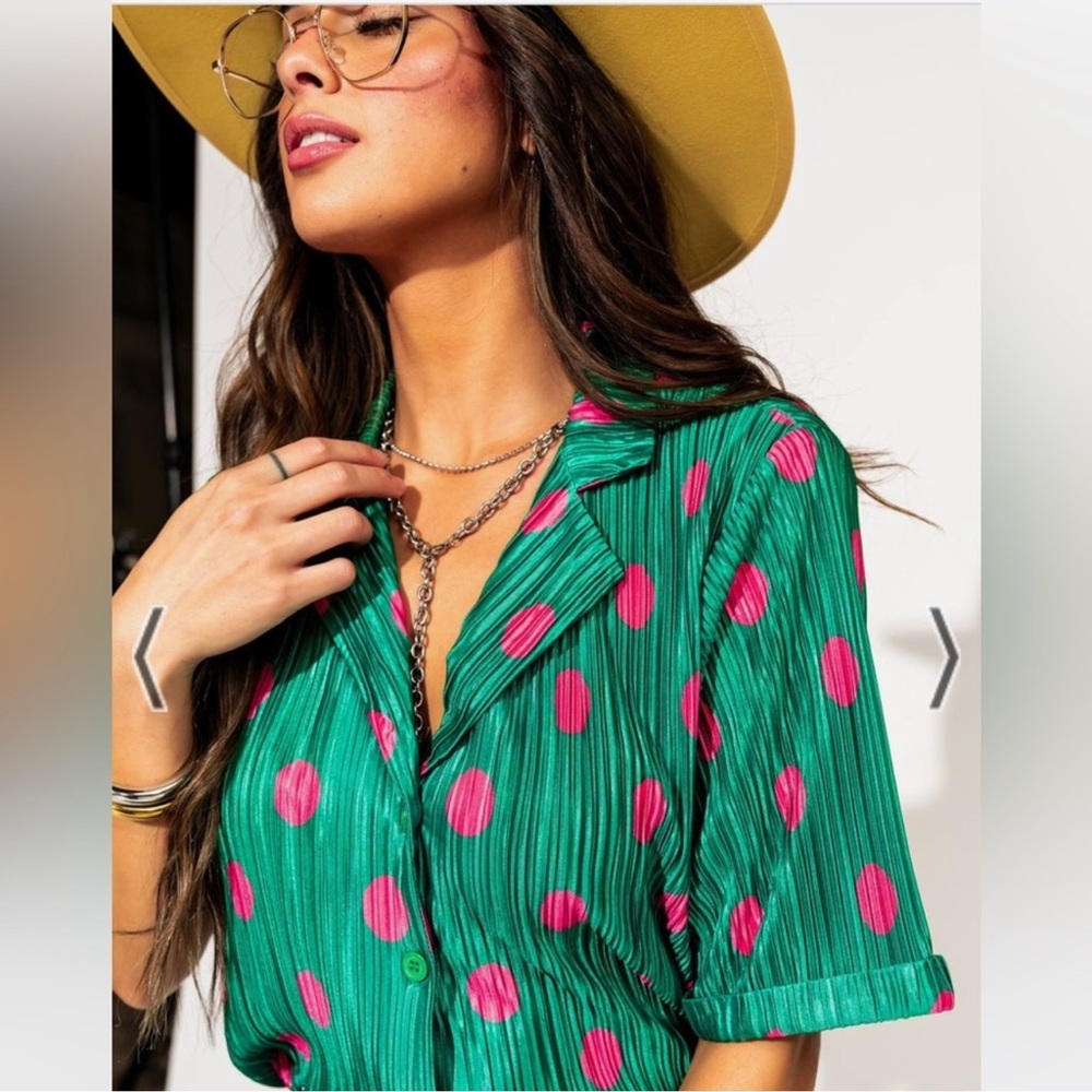 Dressed In LaLa Polka Dot Watermelon Play Suit Outfit NWT - Picture 3 of 8